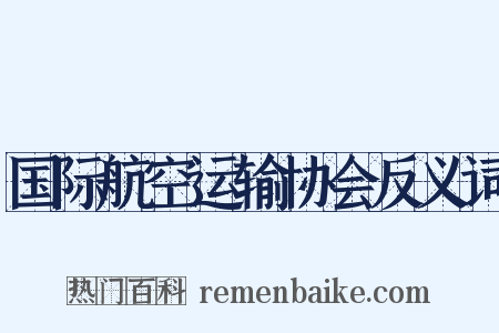 国际航空运输协会反义词是什么意思的图片